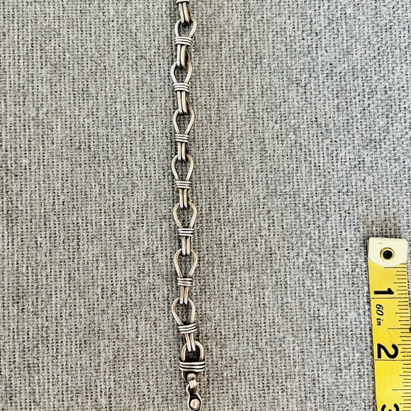 Vintage 925 silver Mexican 26 gram bracelet - Picture 5 of 7